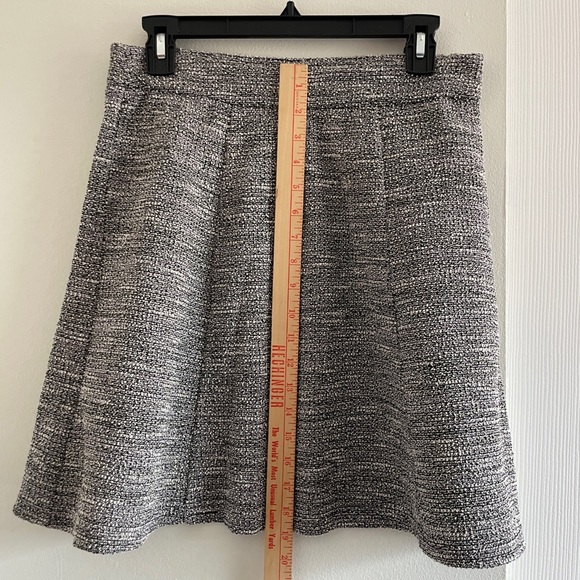 Ann Taylor Loft Grey Cotton Skirt - Picture 4 of 4
